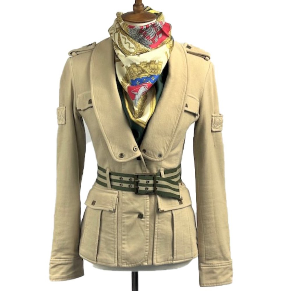 L.A.M.B. Rare Military Style Jacket Sz S EUC